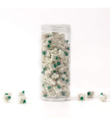 Gateron Green Switch Set – 110 Clicky Switches mit starkem Widerstand