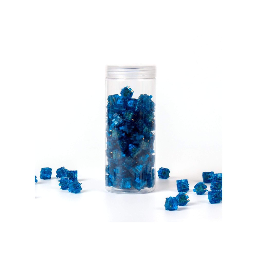 Gateron Ink V2 Bleu – Commutateurs cliquables, 75 gf, 2,3 mm, 4,0 mm