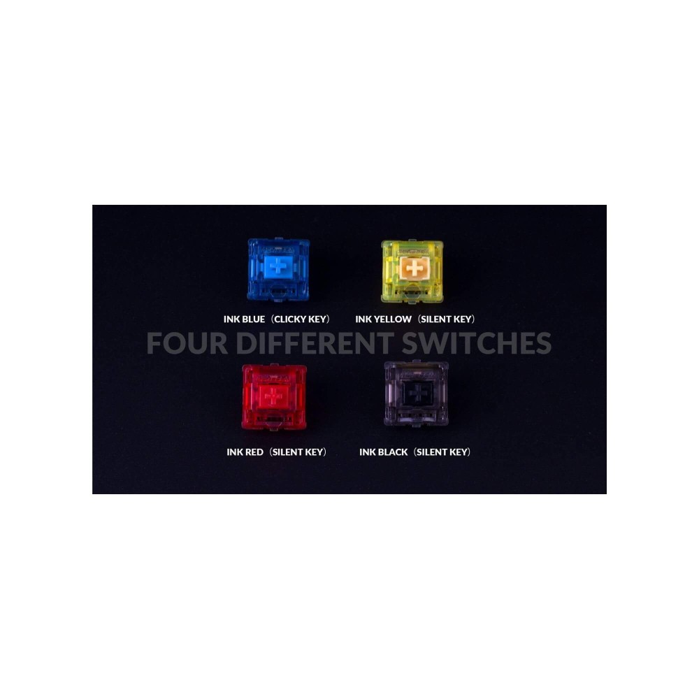 Gateron Ink V2 Blue – Clicky Switches, 75 gf, 2.3 mm, 4.0 mm