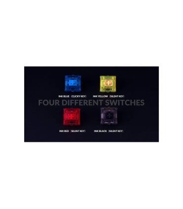 Gateron Ink V2 Blue – Clicky Switches, 75 gf, 2.3 mm, 4.0 mm