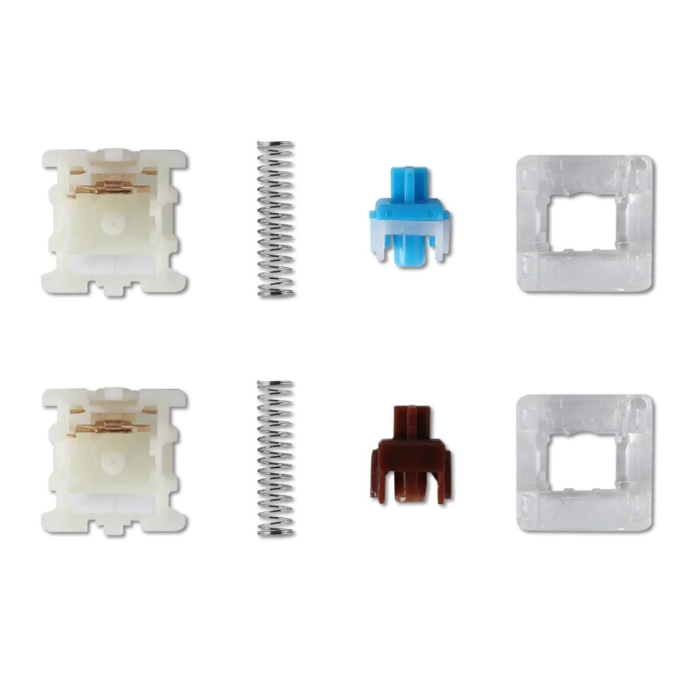 Gateron CAP Brown Switch – Interrupteur tactile avec retour d’information doux