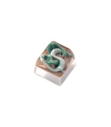 Snake Resin Keycap – Handmade Artisan for MX Switches
