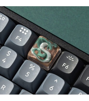 Snake Resin Keycap – Handmade Artisan for MX Switches