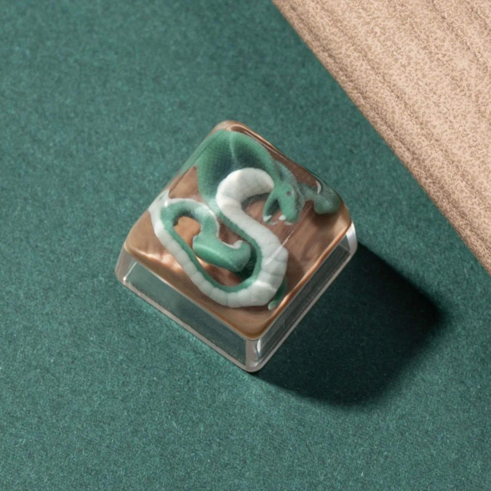 Snake Resin Keycap – Handmade Artisan for MX Switches