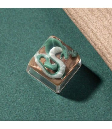 Snake Resin Keycap – Handmade Artisan for MX Switches