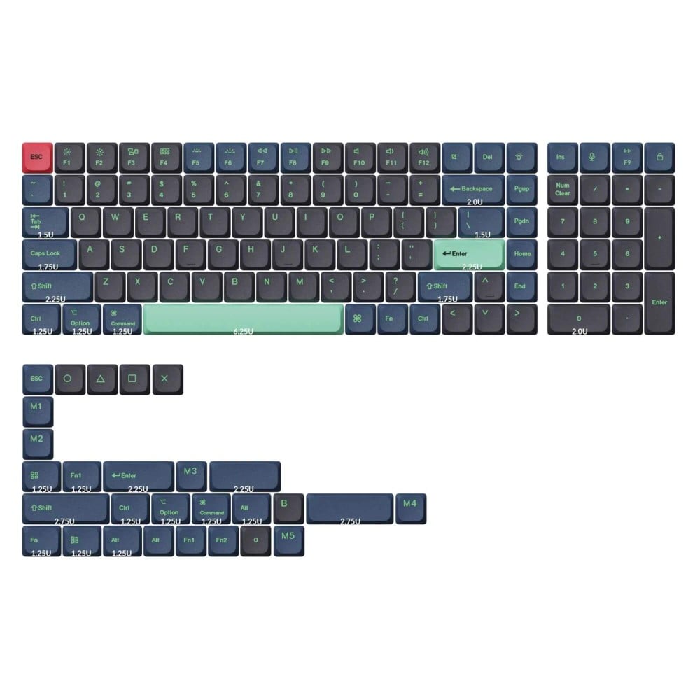 Keychron Hacker OEM Dye-Sub Keycaps PBT - Robuste et élégant