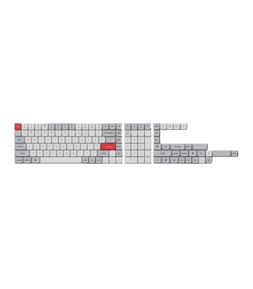Keychron Gris Clair Blanc LSA Dye-Sub PBT Keycap Set ANSI-US