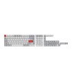 Keychron Jeu de touches PBT Low Profile L.Gris & Blanc