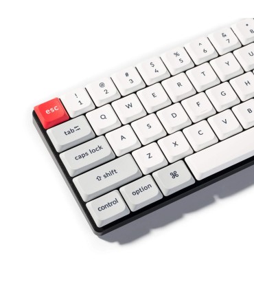 Keychron Light Gray White LSA Dye-Sub PBT Keycap Set ANSI-US