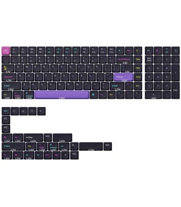Keychron Developer Low Profile Dye-Sub PBT LSA Keycap Set ANSI-US