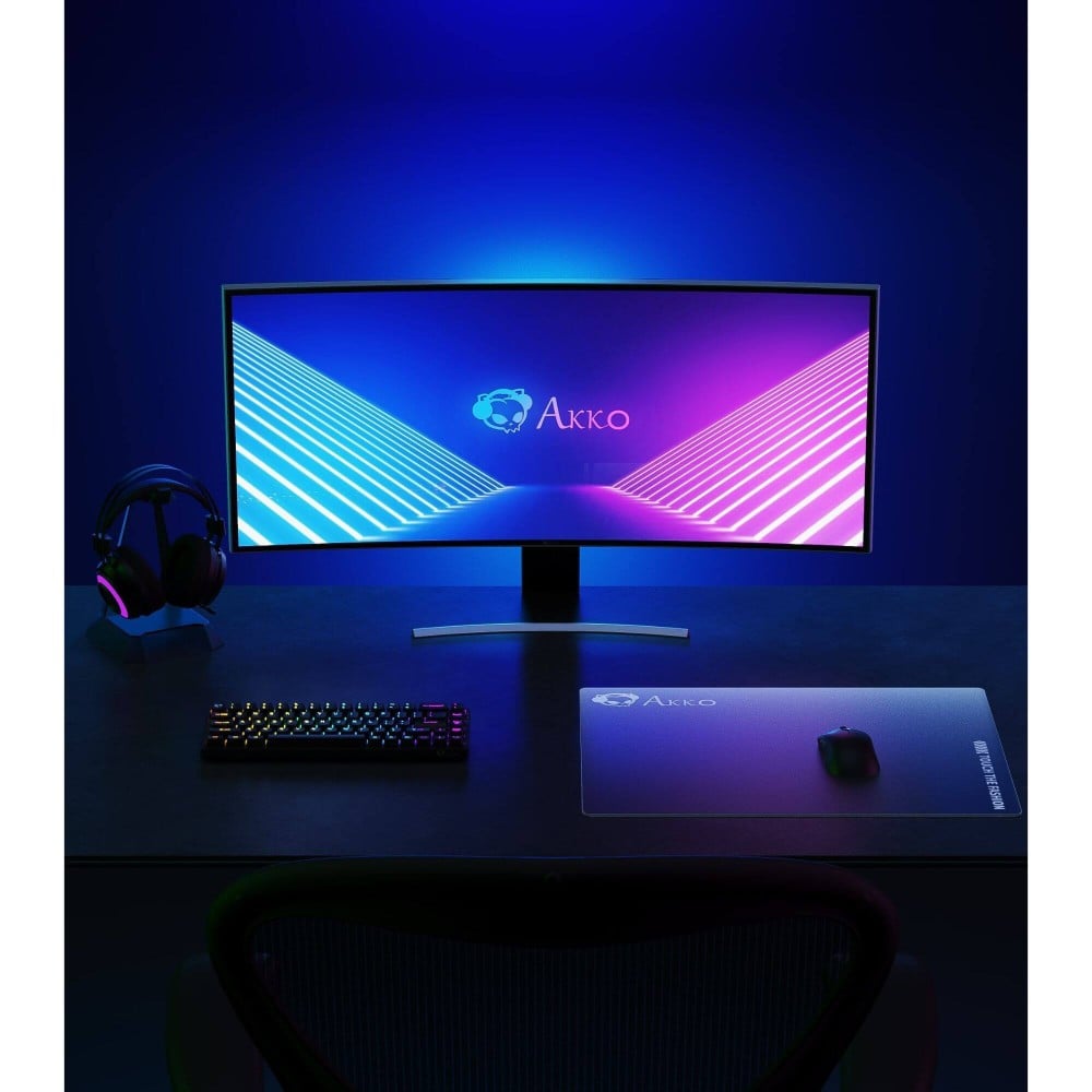Akko Glass Gaming Mouse Pad – 500×400×3 mm, gehärtetes Glas