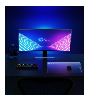 Tapis de souris gaming en verreAkko – 500×400×3mm, verre trempé