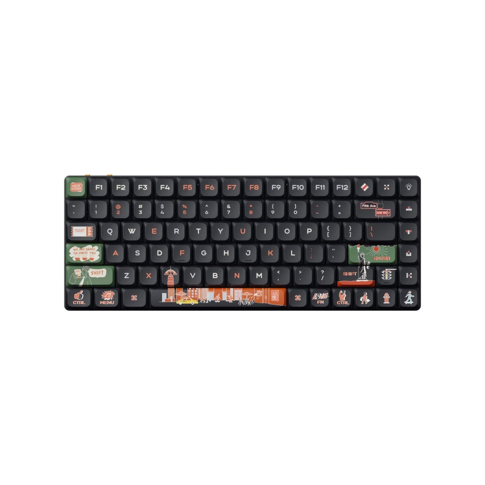 Keychron LSA New York Keycap Set – Low Profile PBT Dye-Sub