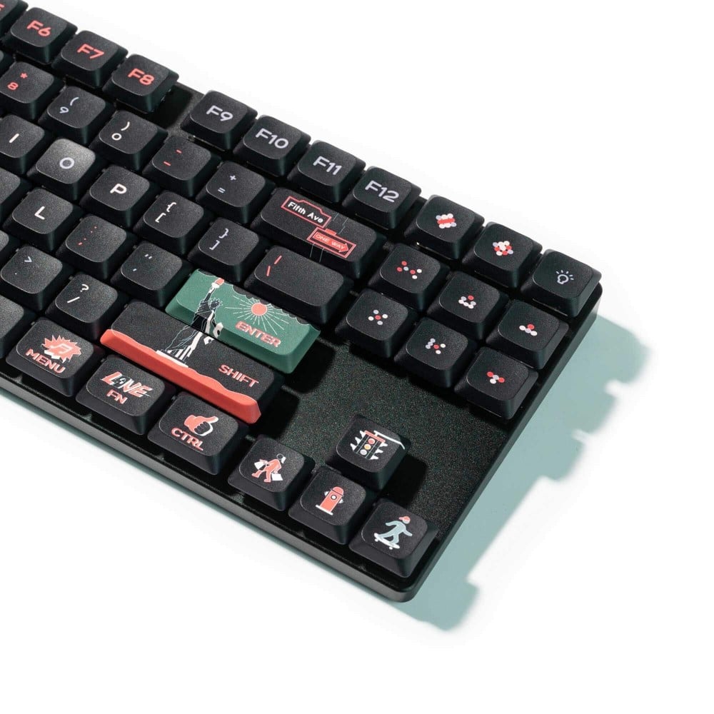Keychron LSA New York Keycap Set – Low Profile PBT Dye-Sub