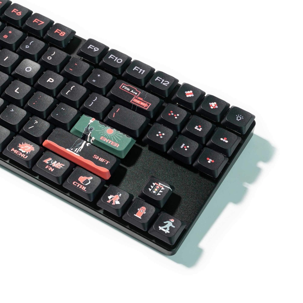 Keychron LSA New York Keycap Set – Profil bas PBT Dye-Sub