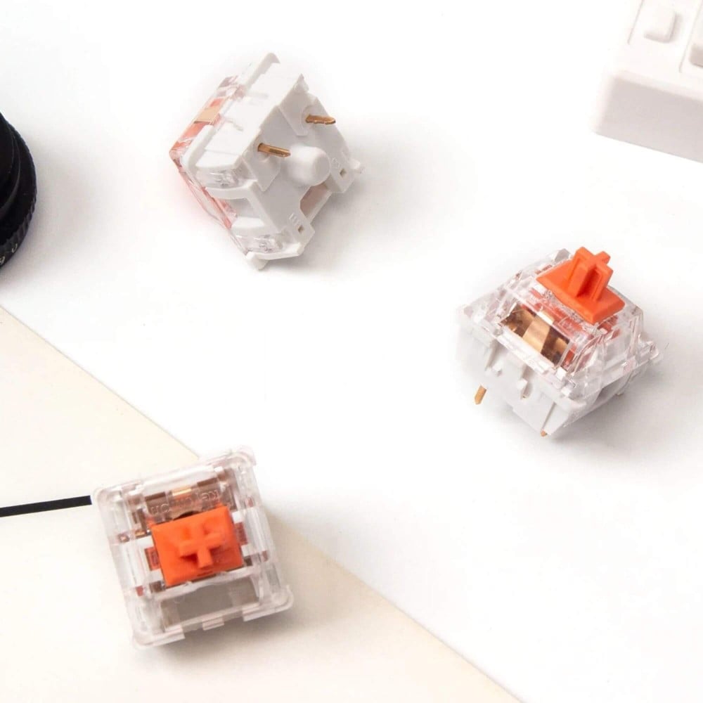 Keychron Silent K Pro Red Switch – Leise Linear-Switches für Office & Gaming