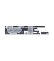 Double Shot KSA PBT Keycap Full Keycap Set (ANSI) Dark Gray And White Smoke