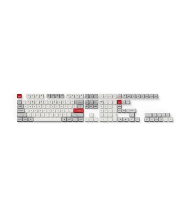 Keychron KSA PBT Keycap Set Light Gray & White – 137 ANSI
