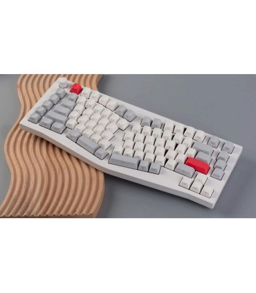 Keychron OSA PBT Side-Printed Keycap Set Schwarz/Weiss 141 ANSI