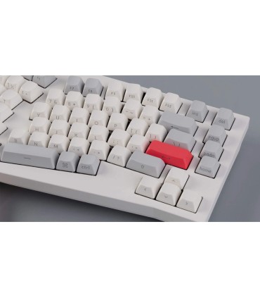 Keychron Ensemble de keycaps OSA PBT imprimé sur le côté noir/blanc 141 ANSI