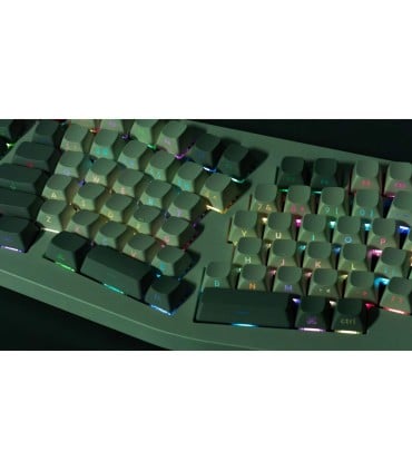 Keychron OSA PBT Side-Printed Keycap Set Schwarz/Weiss 141 ANSI