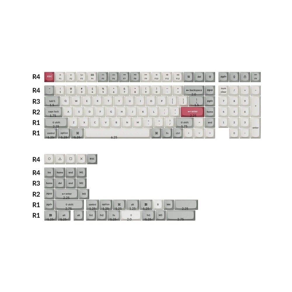 Double shot PBT OSA Full Set Keycaps