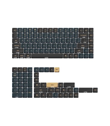 Keychron LSA V2 « Knight » – PBT à double tir à profil bas (133 touches)