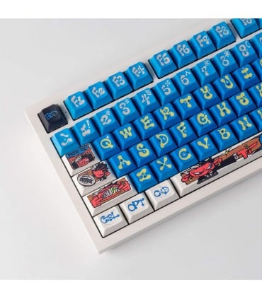 Keychron x NINEGO Blue Cherry PBT Keycap Set – 140 Keys