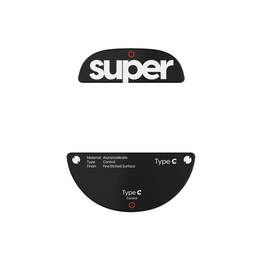 Pulsar Superglide Type-C TenZ – Patin souris en verre avec contrôle