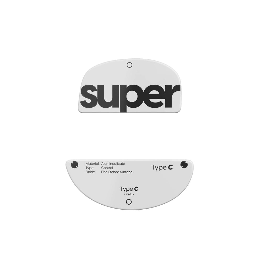 Superglide (Type-C) pour ZywOo The Chosen Mouse – Patins en verre Contrôle et vitesse