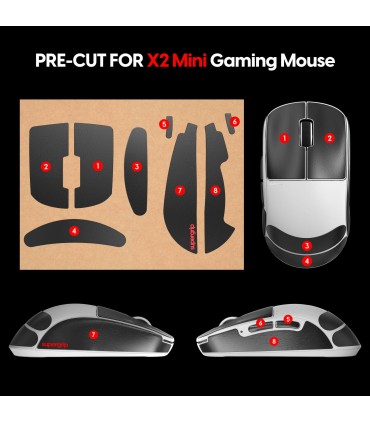 Pulsar Supergrip X2 Grip-Tape für Gaming-Maus – sicherer Halt