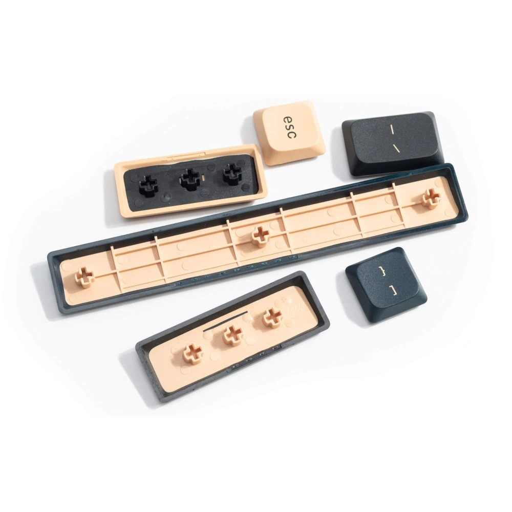 Keychron Jeu de touches PBT LSA à profil bas V2 Carbone