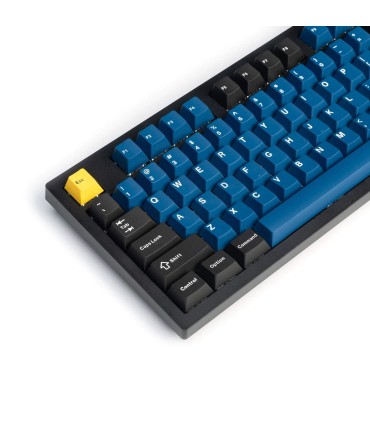 Cherry Profile Double Shot PBT Keycap Set Bleu Noir Jaune – 143 touches