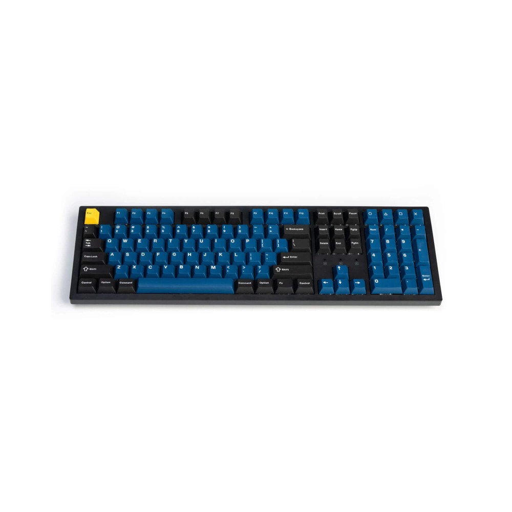 Cherry Profile Double Shot PBT Keycap Set Bleu Noir Jaune – 143 touches