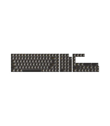 Keychron Black Transparent Low Profile LSA Keycap Set (130 Tasten)