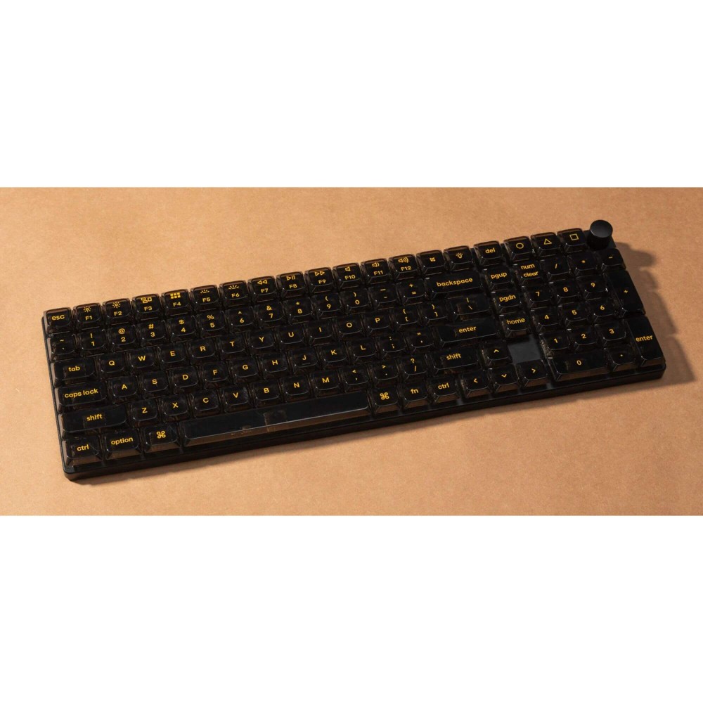 Keychron Noir Transparent Low Profile LSA Keycap Set (130 touches)