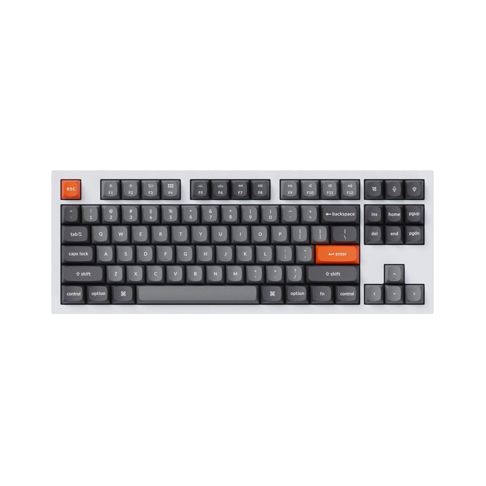 Keychron Double Shot PBT OSA Full Set Keycap Set Gris 141 touches