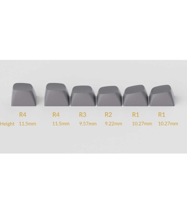 Keychron Double Shot PBT OSA Full Set Keycap Set Grey 141 Keys