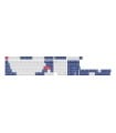 Keychron Keycaps PBT Dark Blue and White (ANSI)