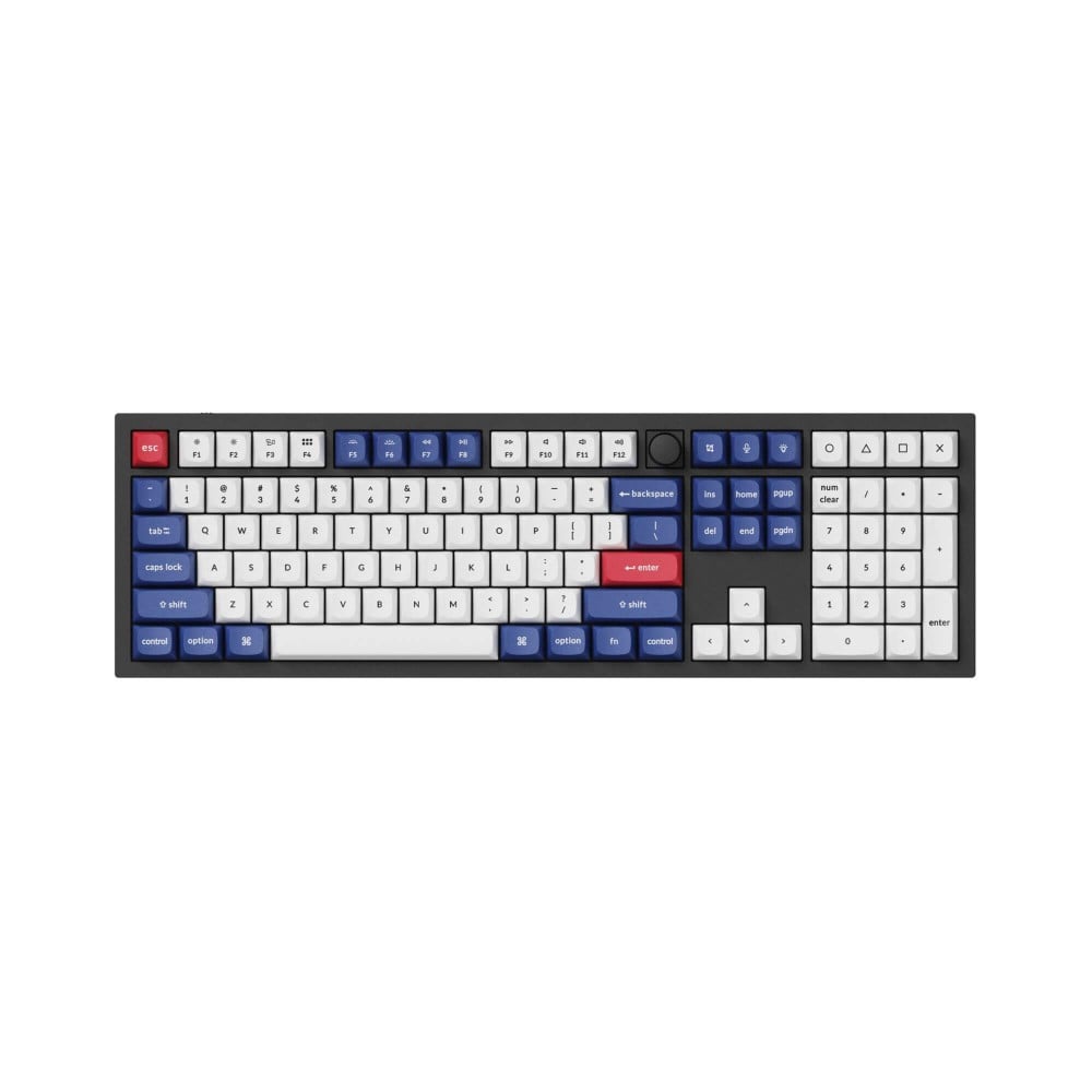 Keychron Keycaps PBT Dark Blue and White (ANSI)
