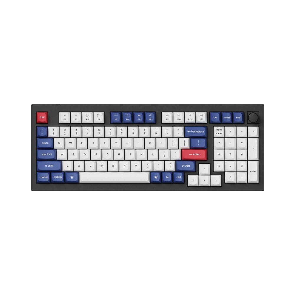Keychron Double Shot PBT OSA Full Set Keycap Set Blue and White 141 Keys