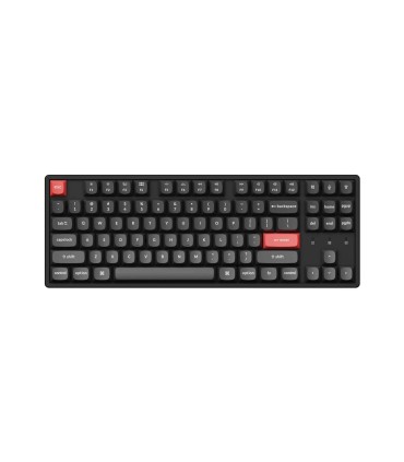 Keychron Double Shot PBT OSA Full Set Keycap Set White on Black 141 Keys