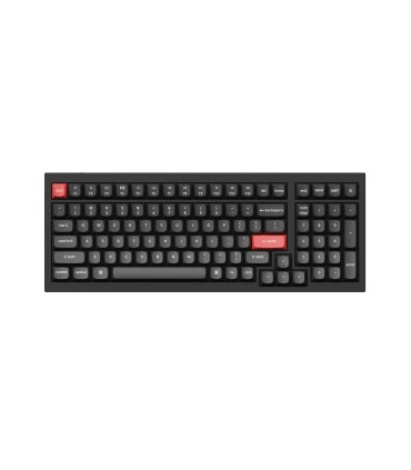 Keychron Double Shot PBT OSA Full Set Keycap Set White on Black 141 Keys
