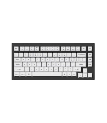 Keychron Double Shot PBT OSA Full Set Keycap Set Black on White 141 Keys