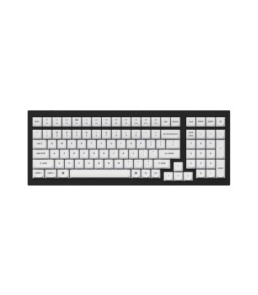 Keychron Double Shot PBT OSA Full Set Keycap Set Noir sur Blanc 141 touches