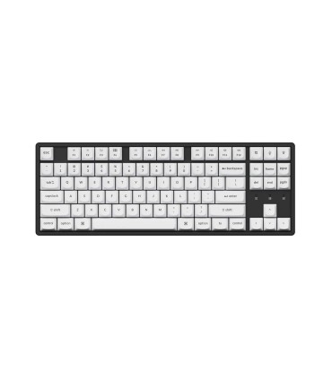 Keychron Double Shot PBT OSA Full Set Keycap Set Noir sur Blanc 141 touches
