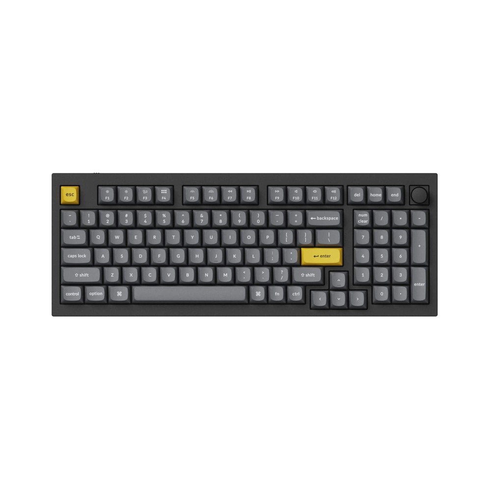 Keychron Double Shot PBT OSA Full Set Keycap Set Gris Foncé 141 Touches
