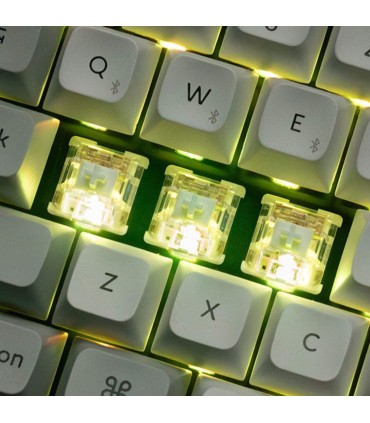 Keychron Silent K Pro White Switch – Commutateur linéaire silencieux avec 38 gf