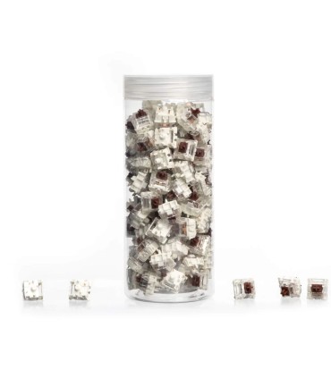 Gateron Ensemble d’interrupteurs Jupiter Brown – Interrupteurs tactiles pour le bureau et le jeu