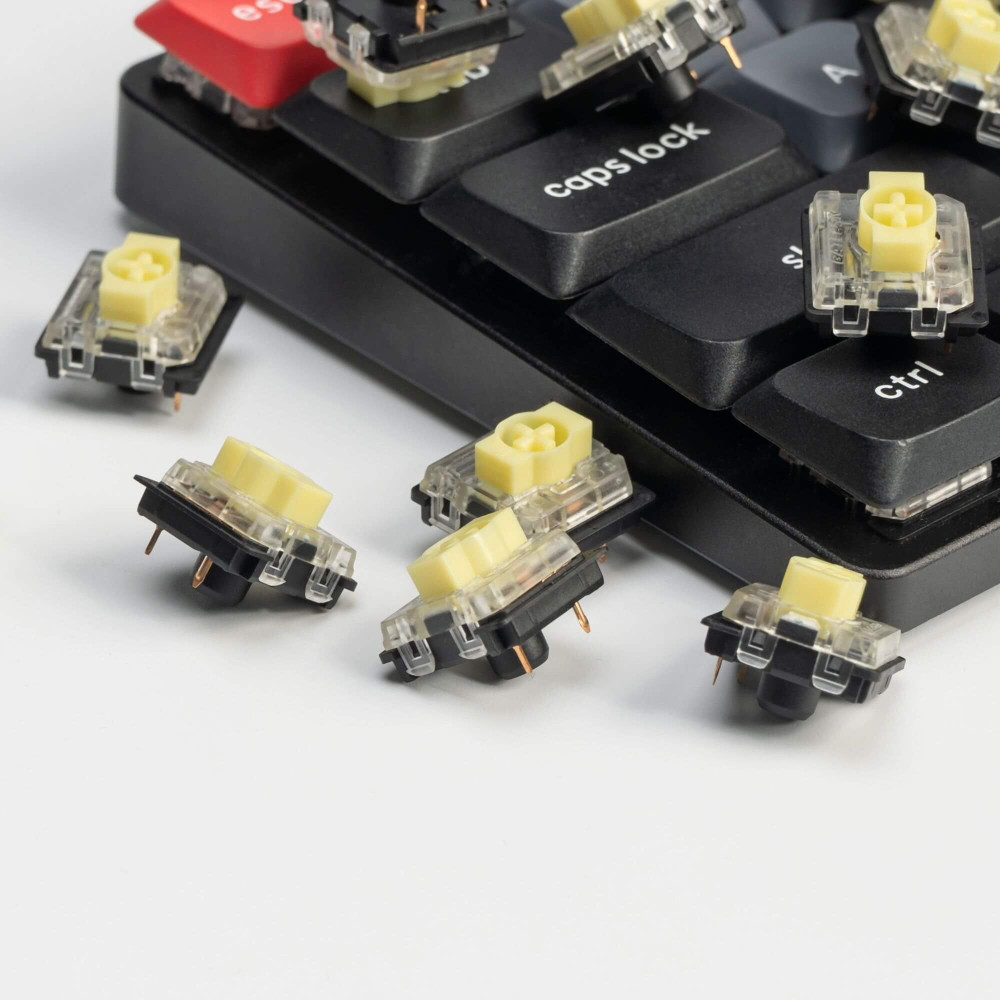Gateron Low Profile 2.0 Banana Switch – Interrupteur tactile pour les jeux et le bureau